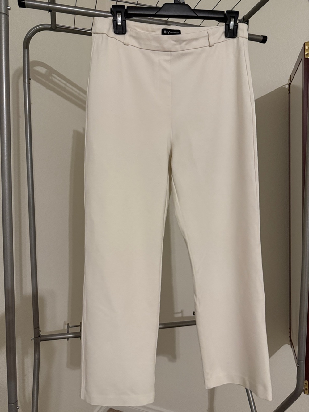 Jones New York Ivory Straight-Leg Dress Pants